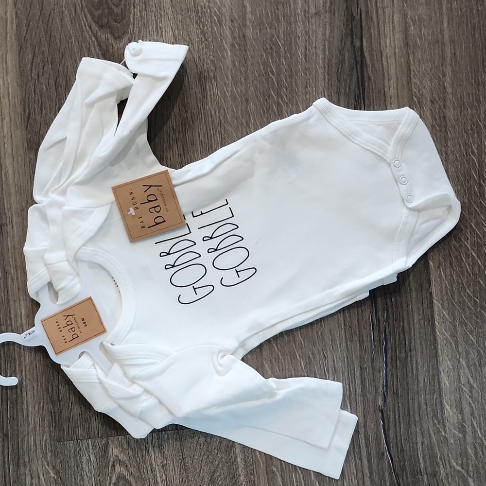 NWT Rae Dunn Fall Onesies